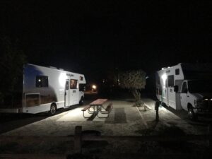 Første dag i autocamper